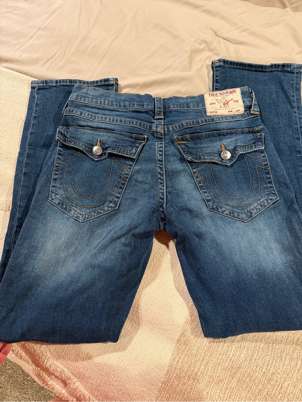True Religion Men’s Ricky Dark Denim Jeans
